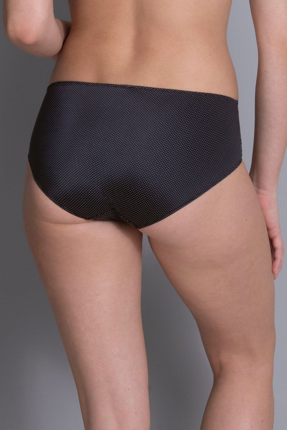 Трусики слип в горошек 1382 Orely black