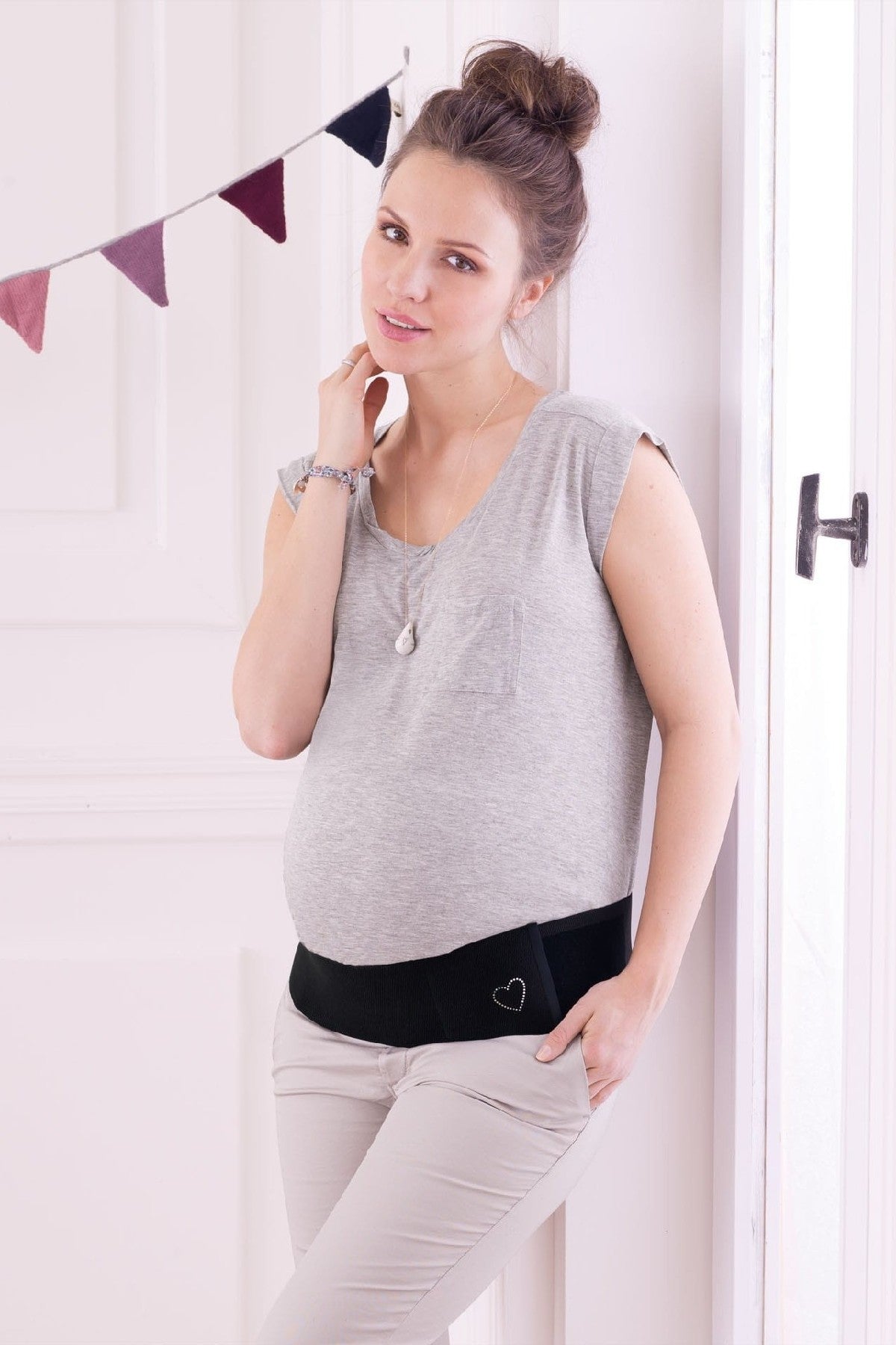 Бандаж для беременных со стразами 1707 Baby Sherpa