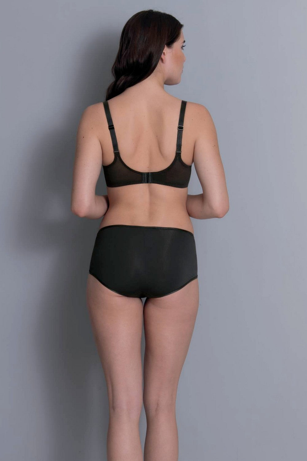 Бюстгальтер для кормления с кружевом 5053 Fleur black