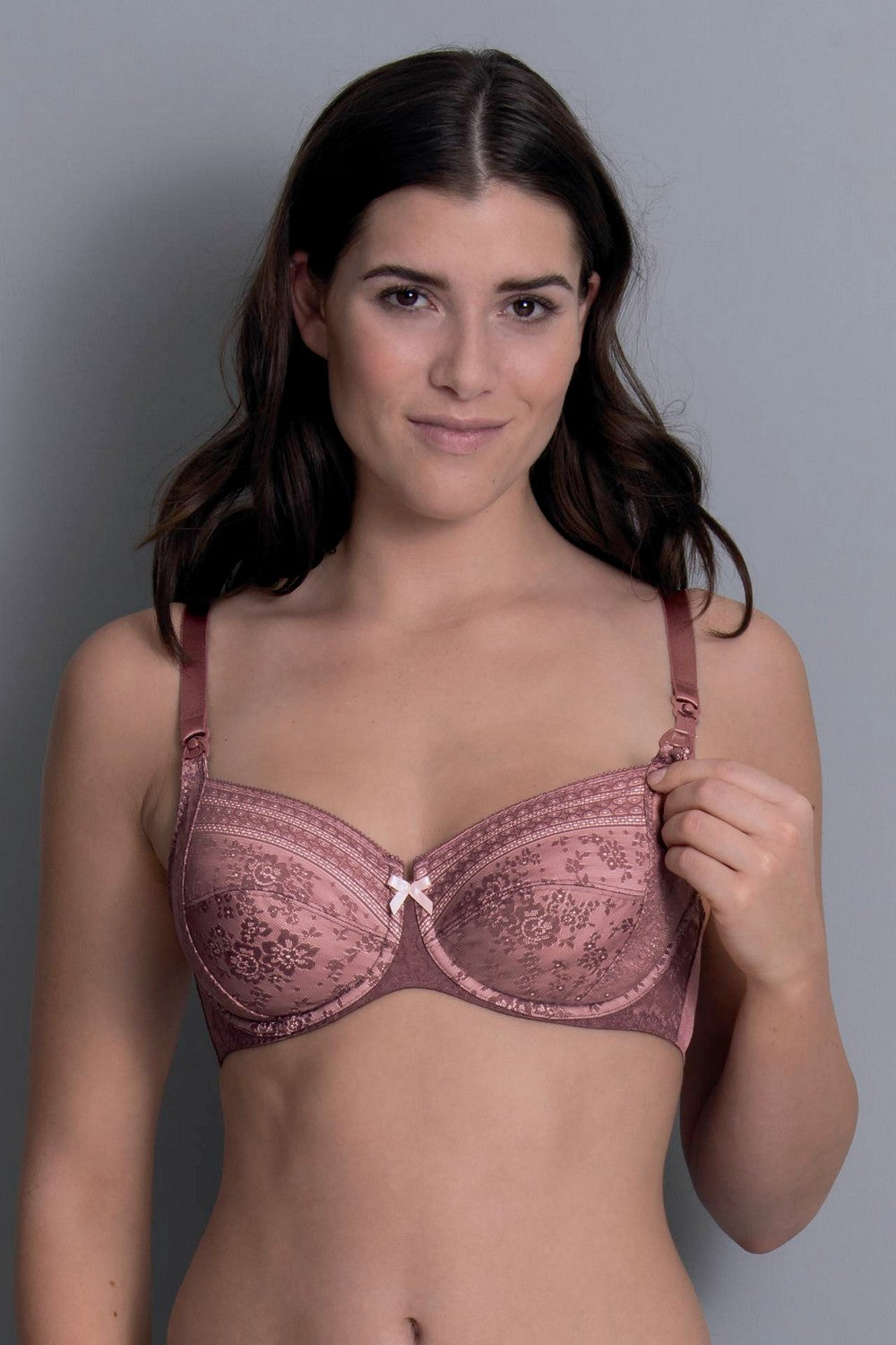 Бюстгальтер для кормления с кружевом 5053 Fleur rose