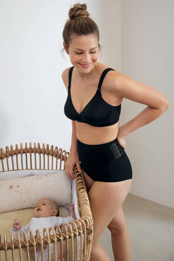 Плотный бюстгальтер для кормления 5070 black