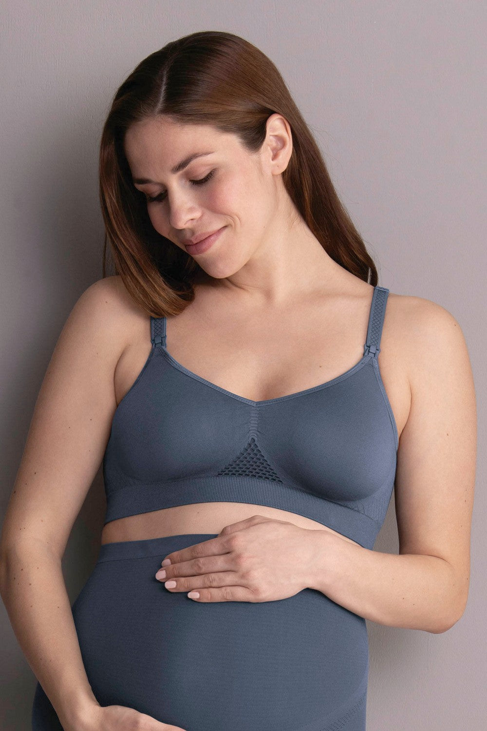 Бесшовный топ для кормления 5096 Seamless gray