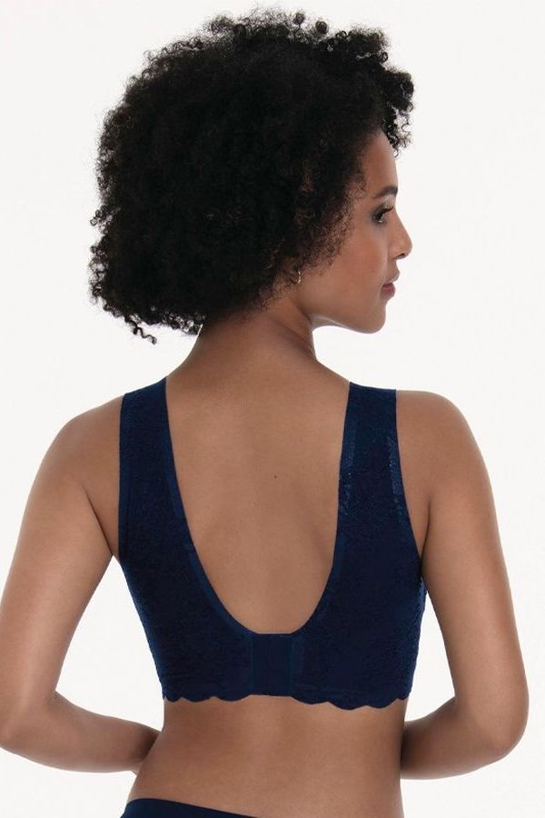 Кружевной топ без косточек 5400 Essentials Lace blue