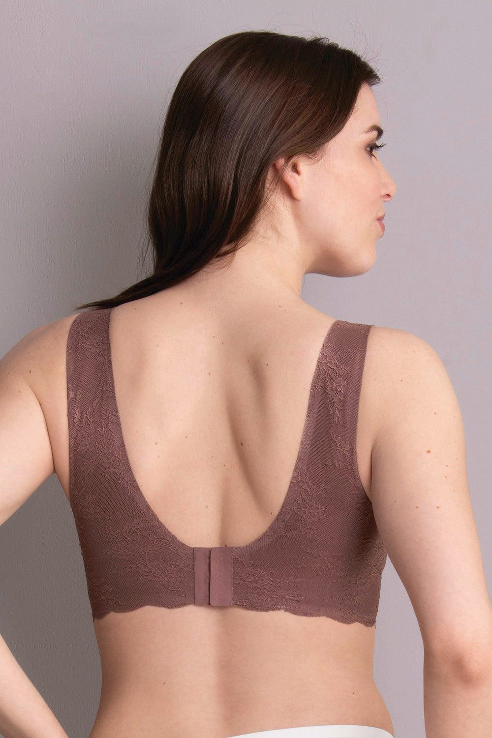 Кружевной топ без косточек 5400 Essentials Lace berry