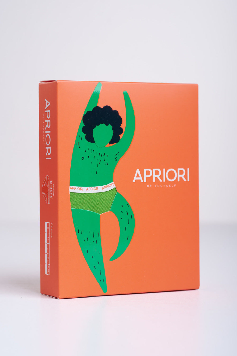 Мужские трусы брифы AM-0104 Желтые