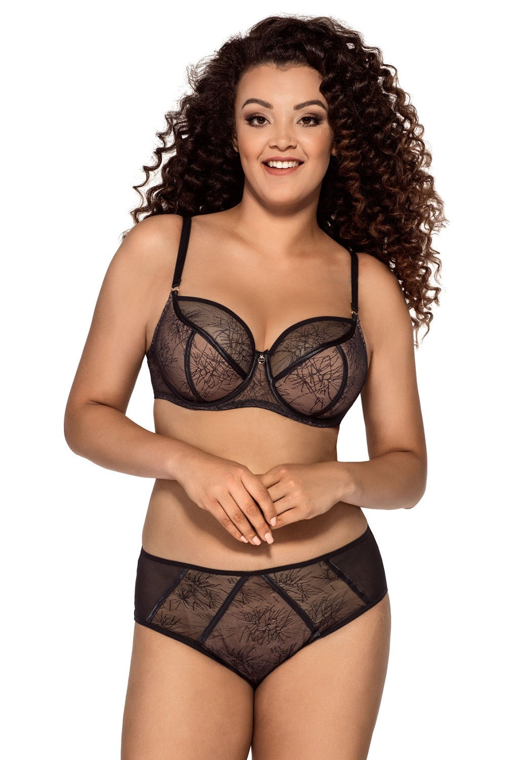 Трусики бразилиана из микросетки 1994 black