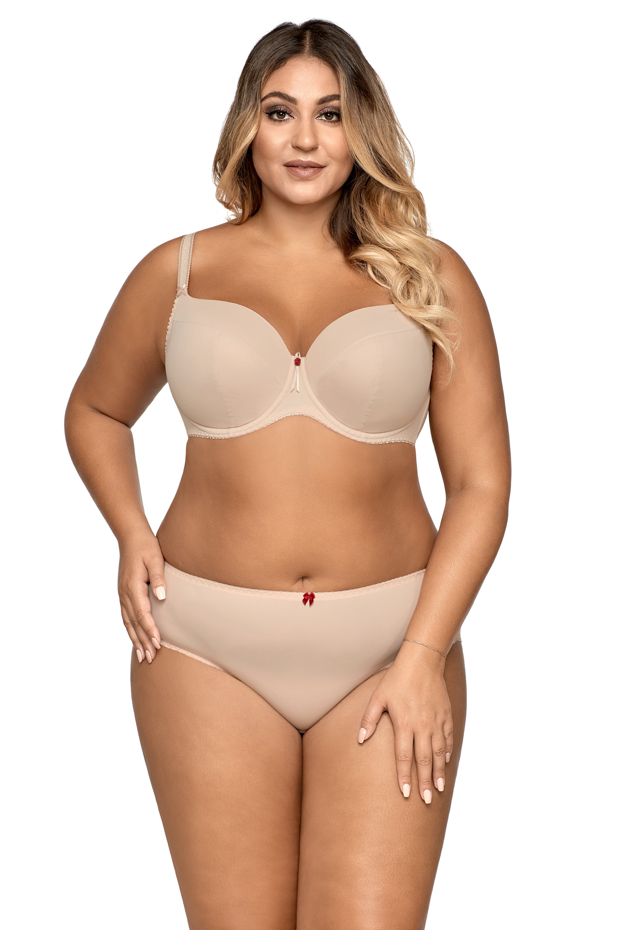 Гладкие трусики бразилиана 1263 Painel beige