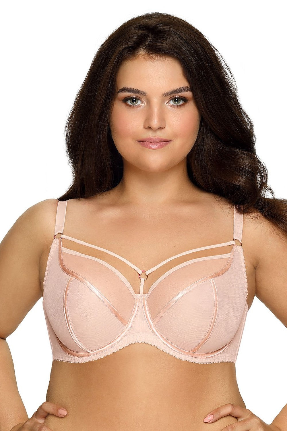 Мягкий бюстгальтер с микросеткой 1923 Protea beige