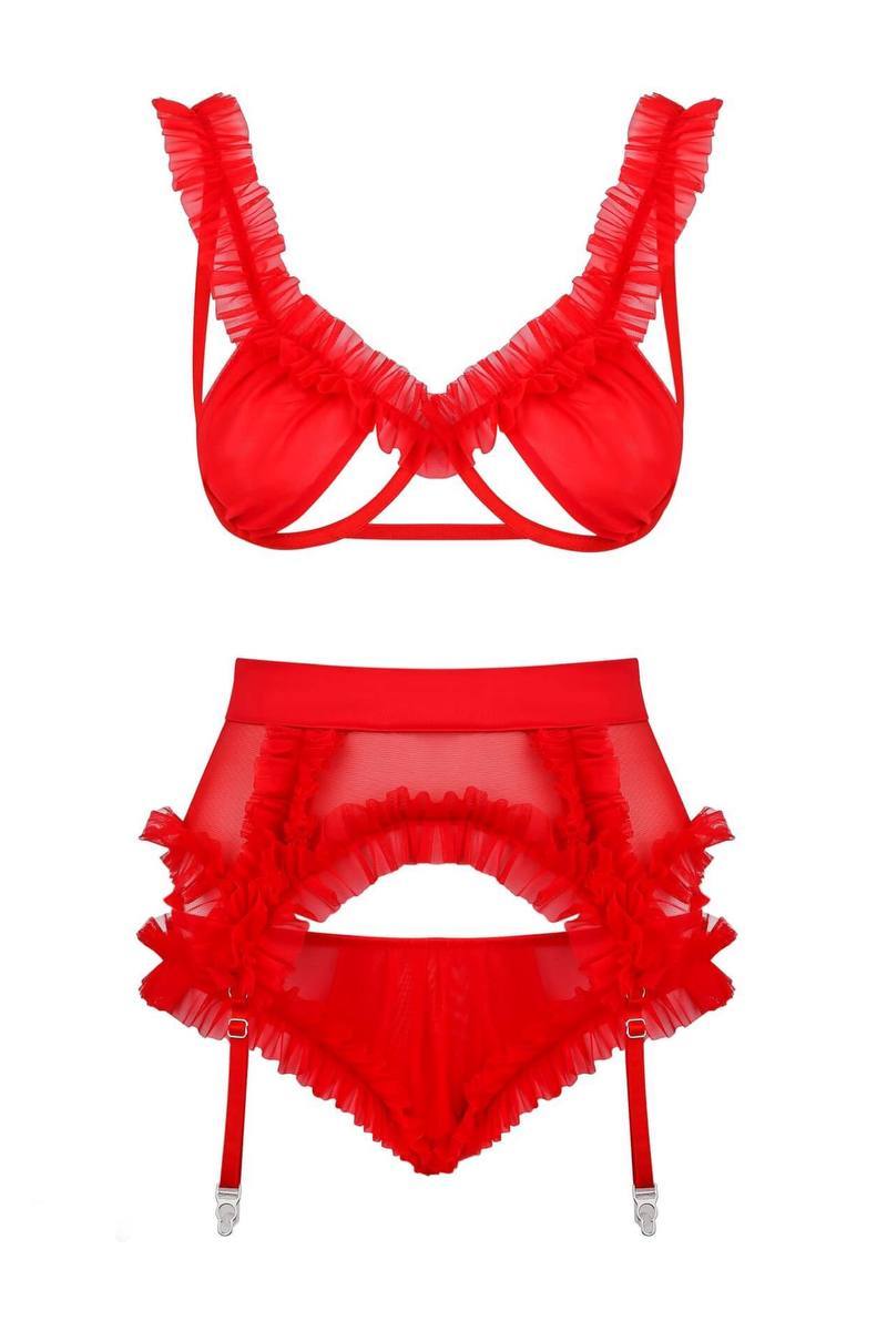 Эротический комплект с рюшами Gift RPC07r20