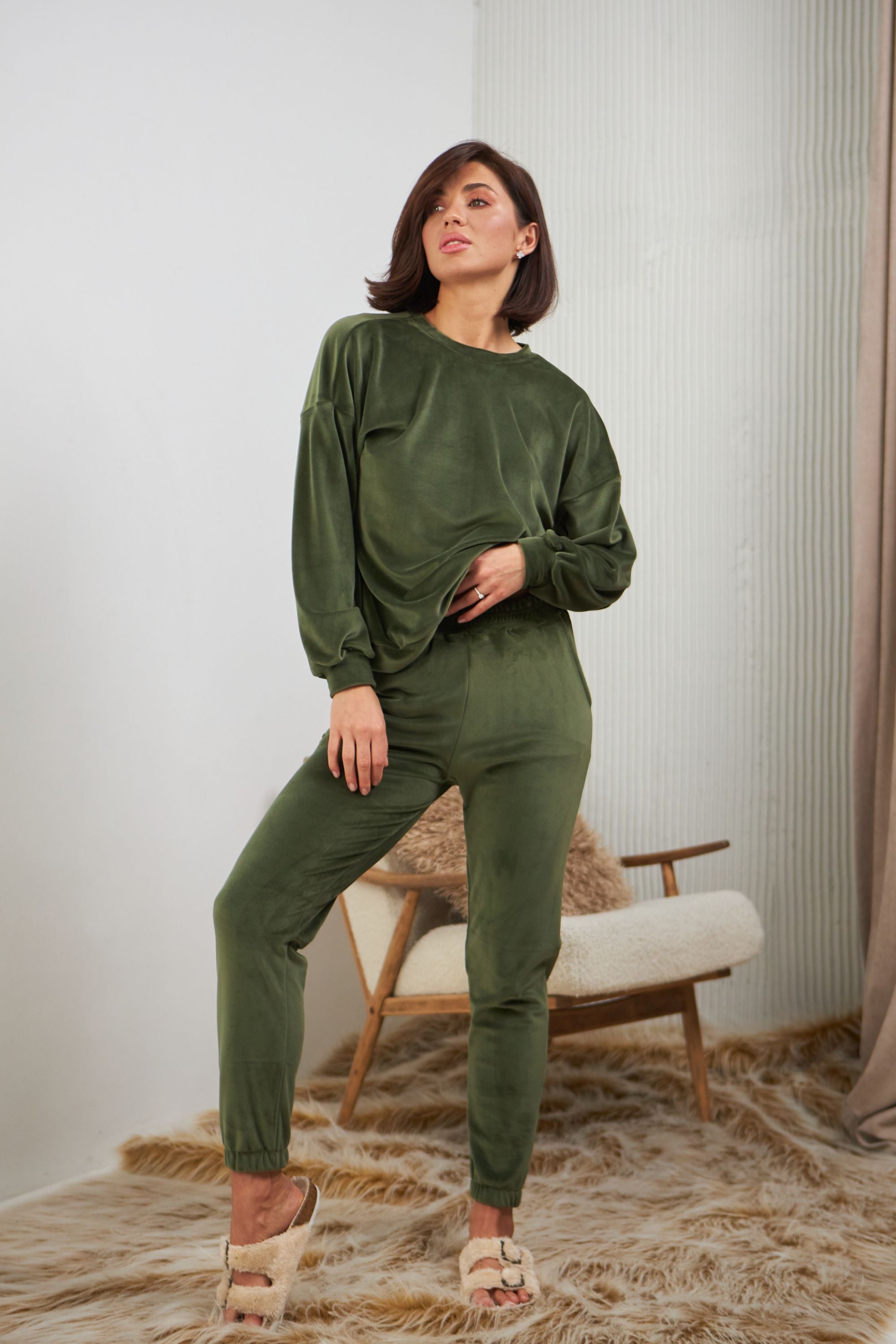 Плюшевый комплект для дома 0332/333 haki