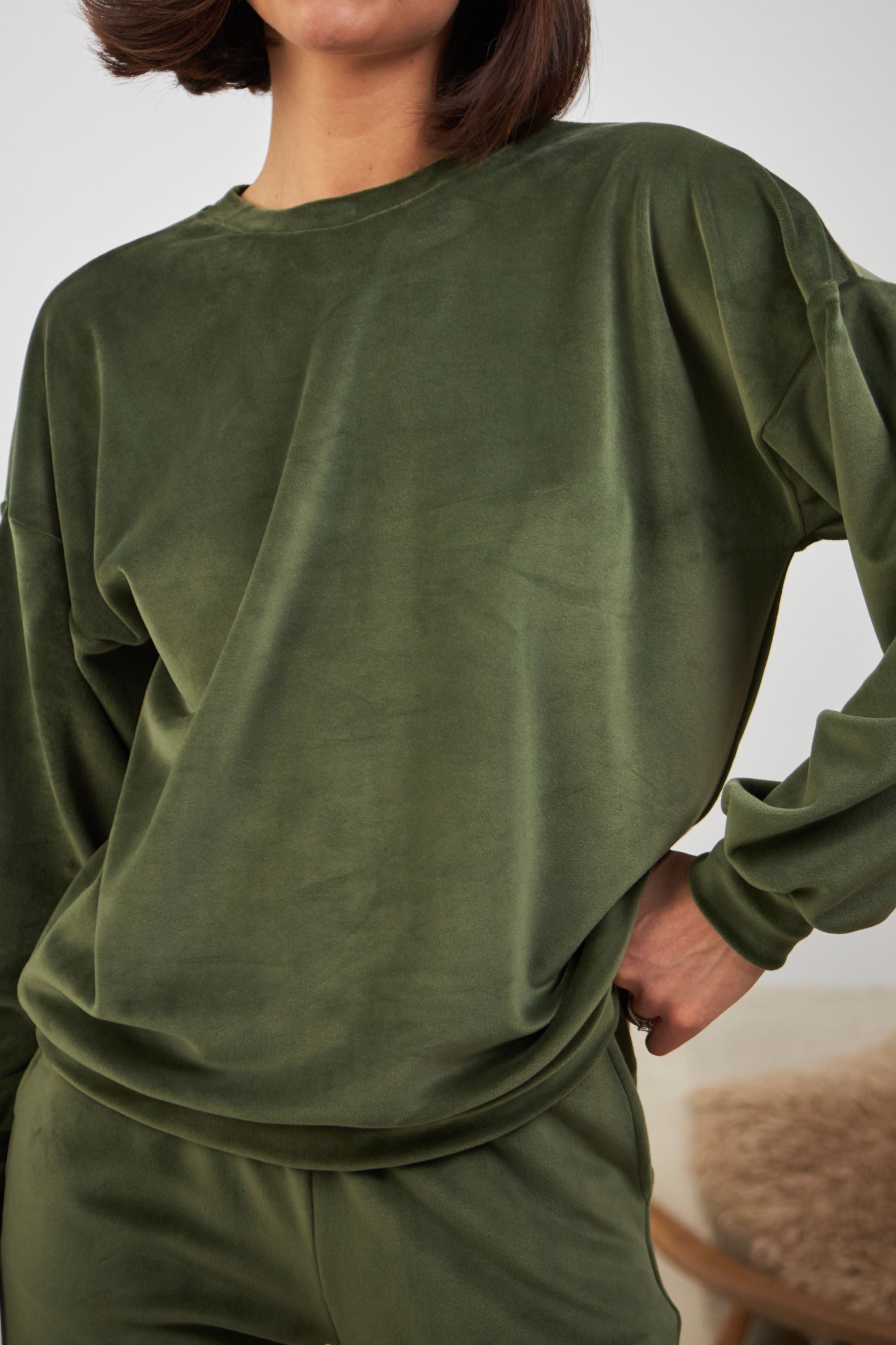 Плюшевый комплект для дома 0332/333 haki