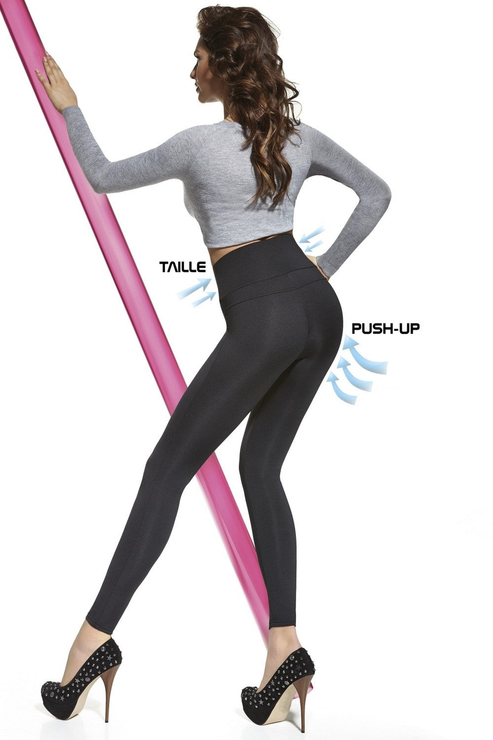 Корректирующие леггинсы с эффектм push-up Livia 200d