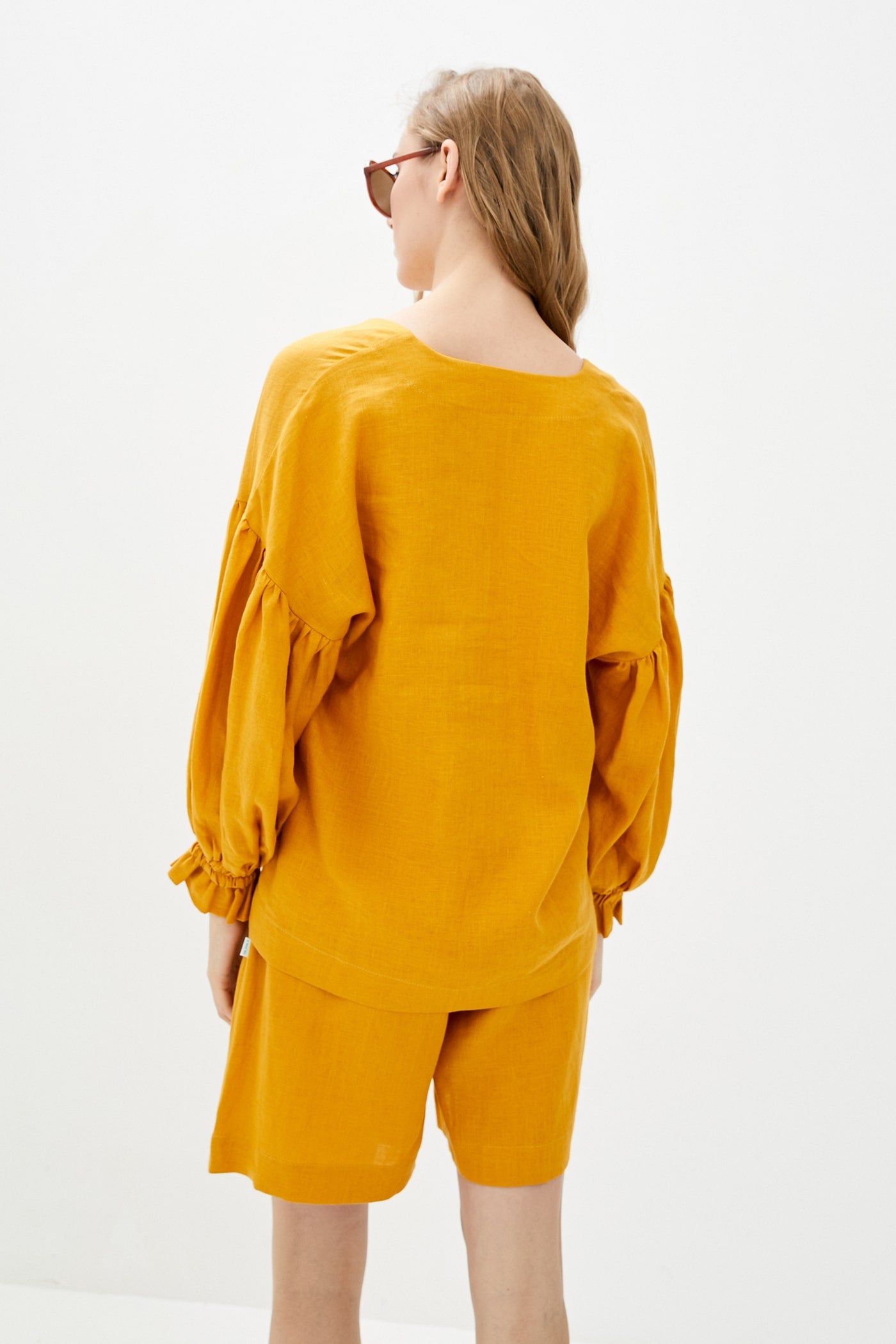 Льняная блуза 20/1 Marigold