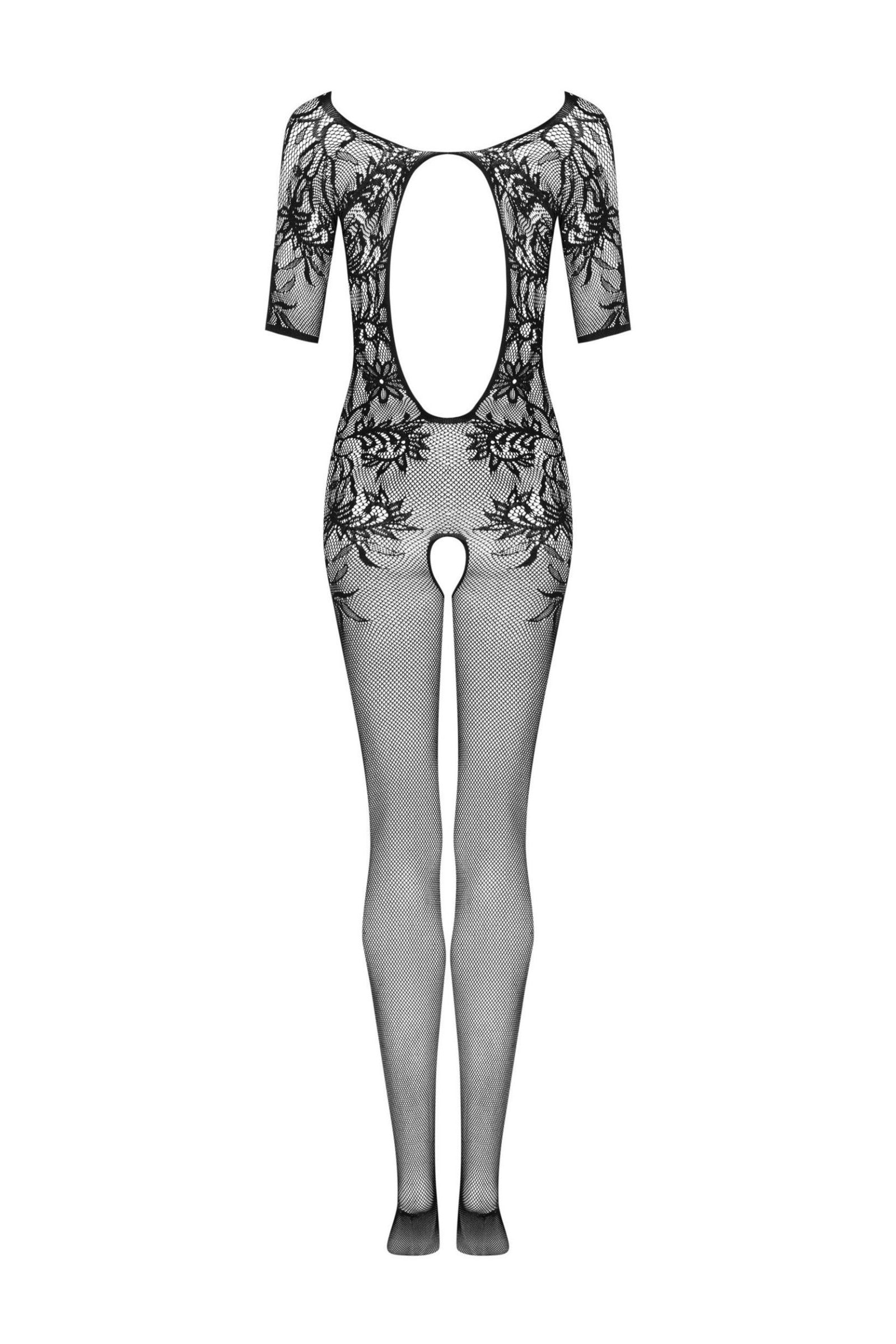 Бодистокинг с цветочным узором F238