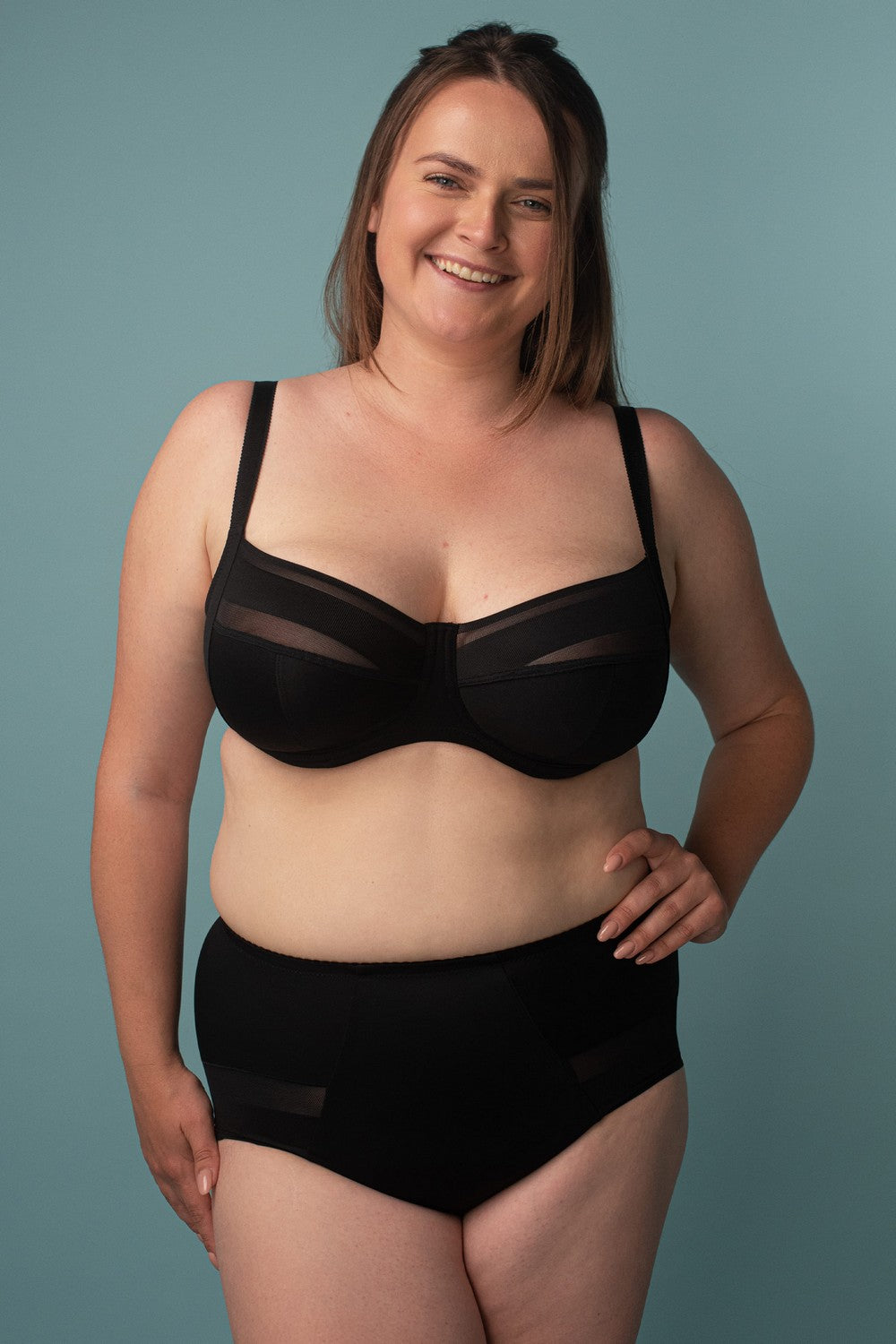 Мягкий бюстгальтер на косточках 1010046 black