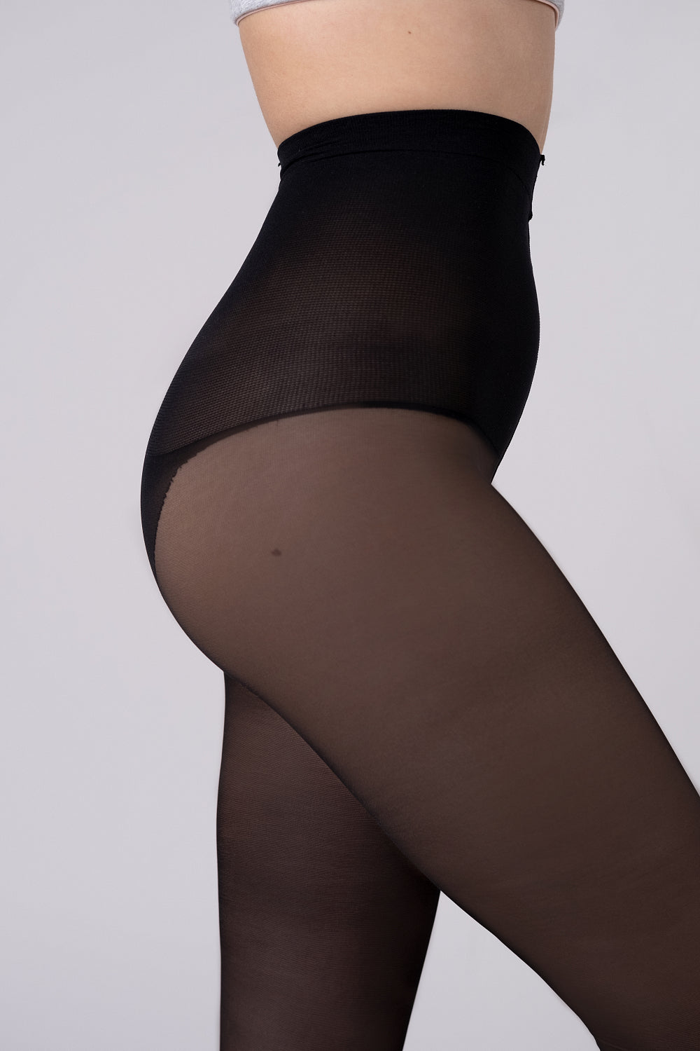 Колготки с широким корректирующим поясом 103P 40d