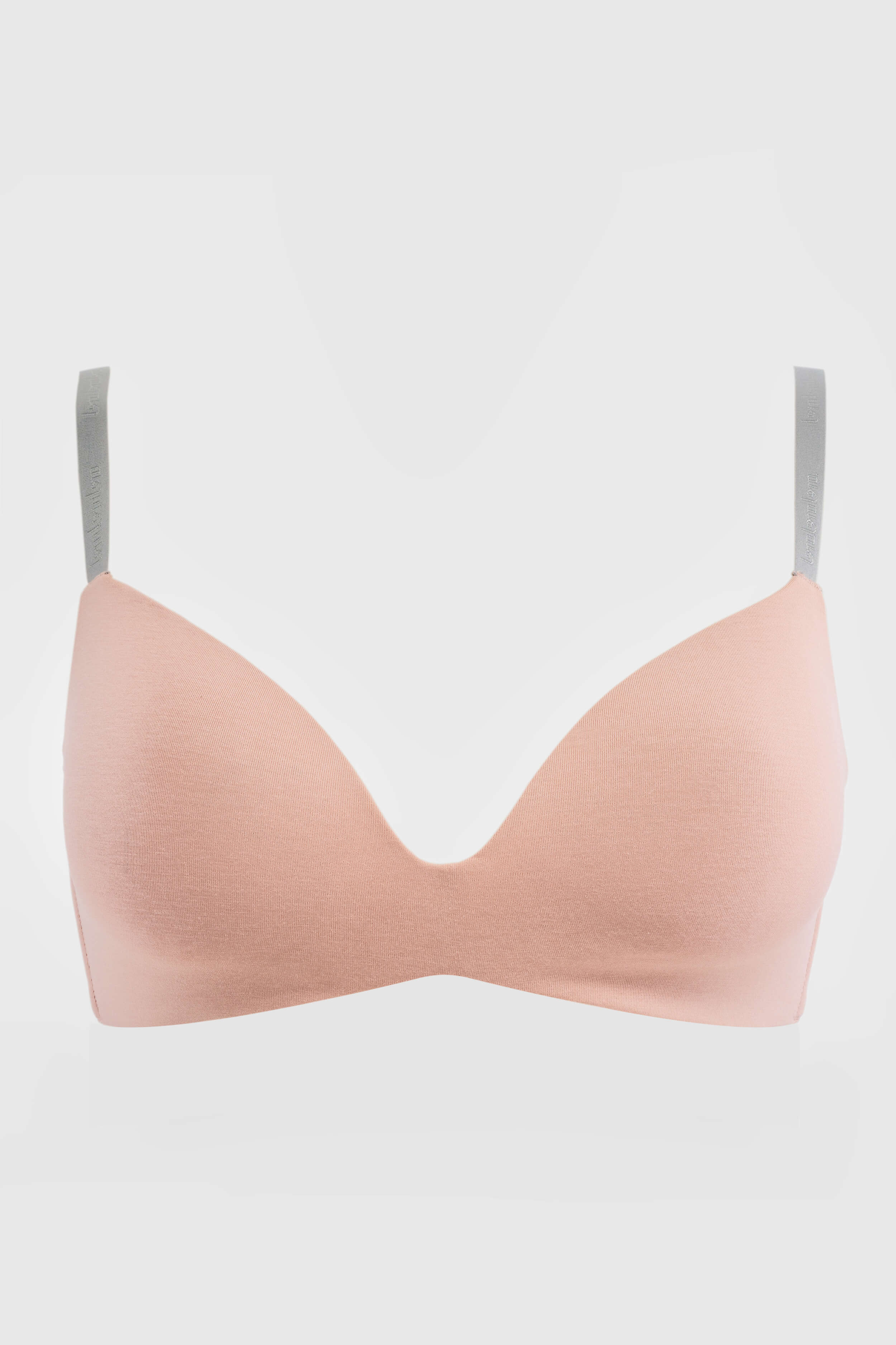 Хлопковый бюстгальтер без косточек SLZ23301015/015S powder