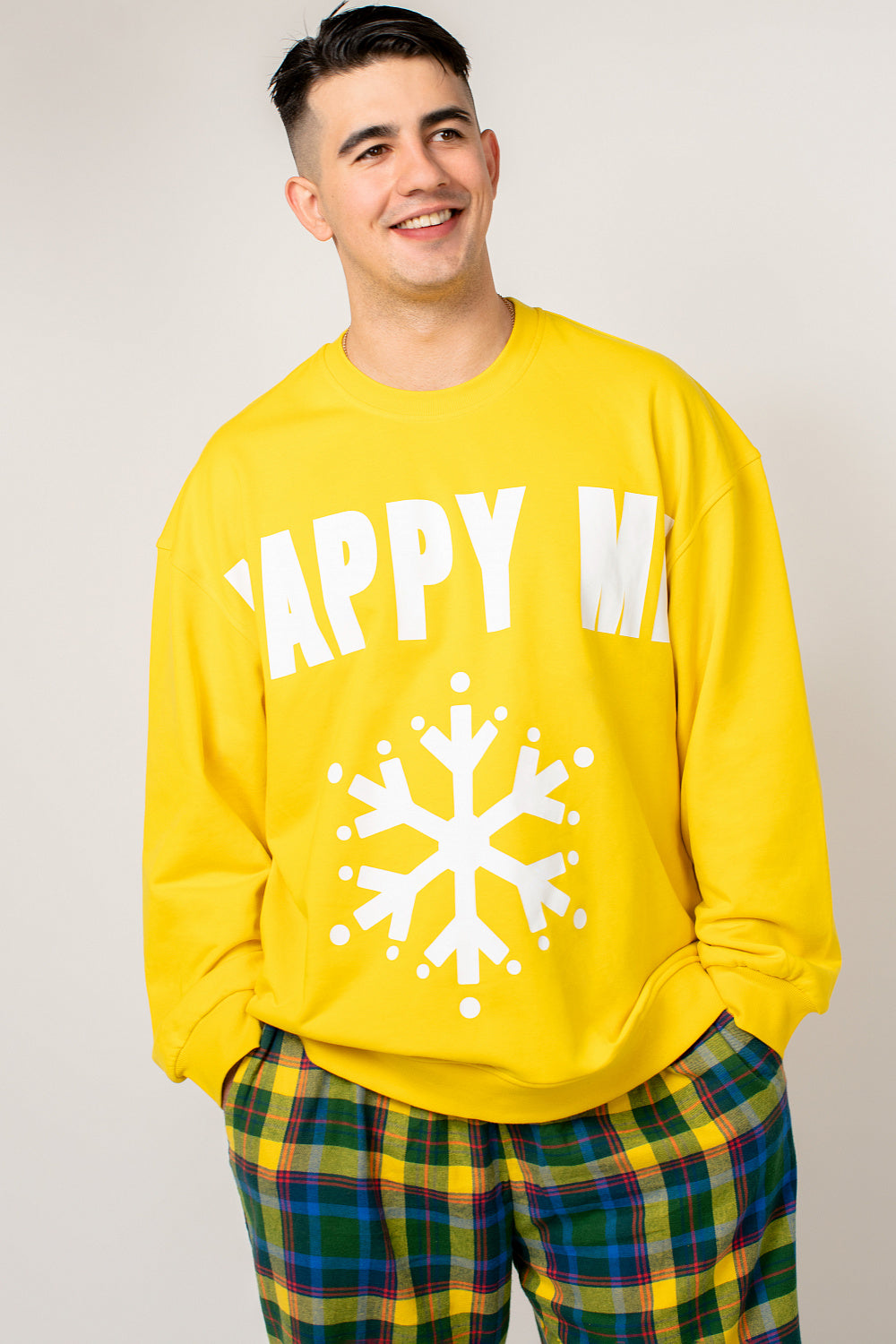 Трикотажный свитшот унисекс HOM2111002/002US yellow