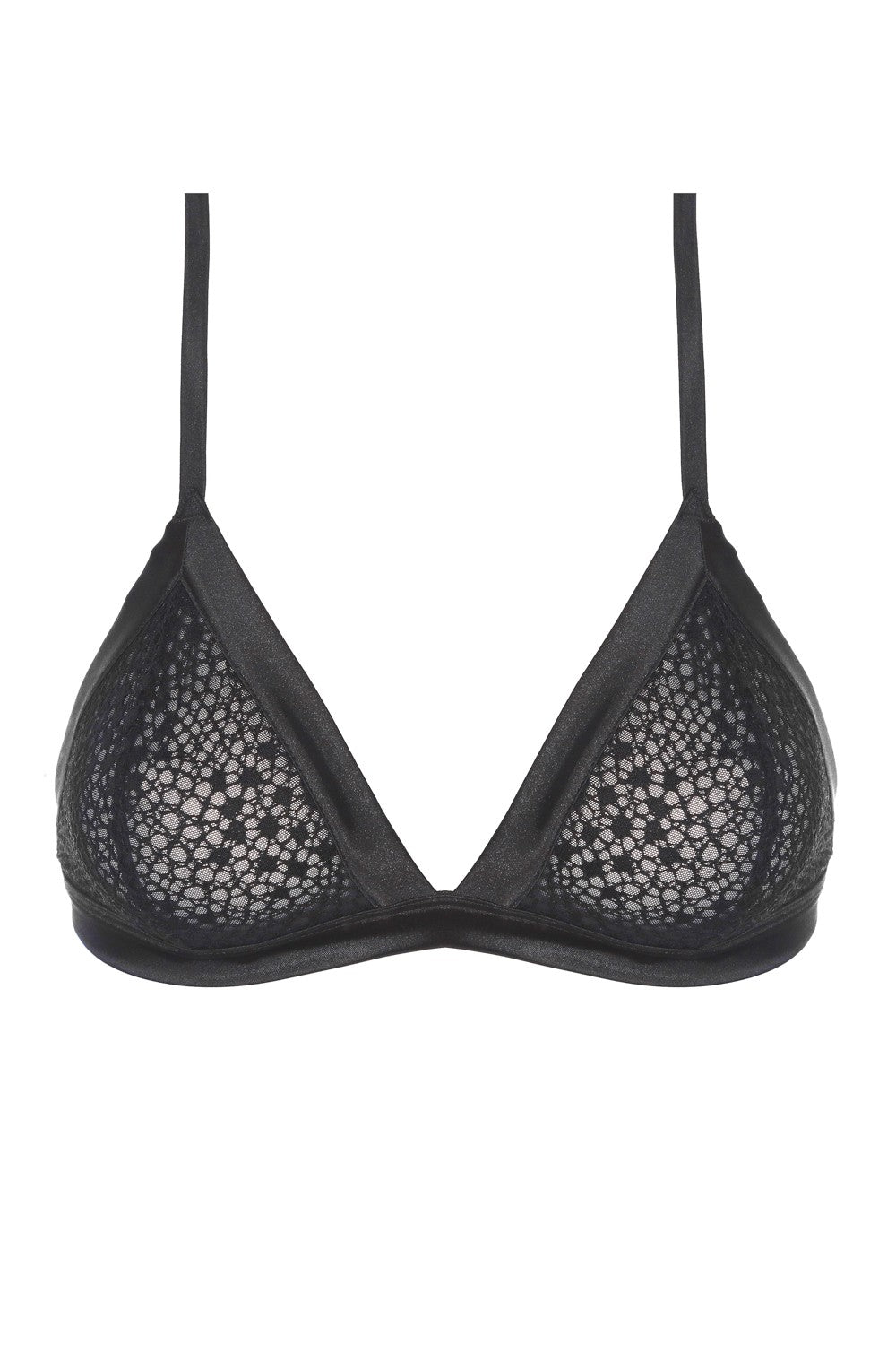 Кружевной бралет без косточек SLZ21001015/015F black