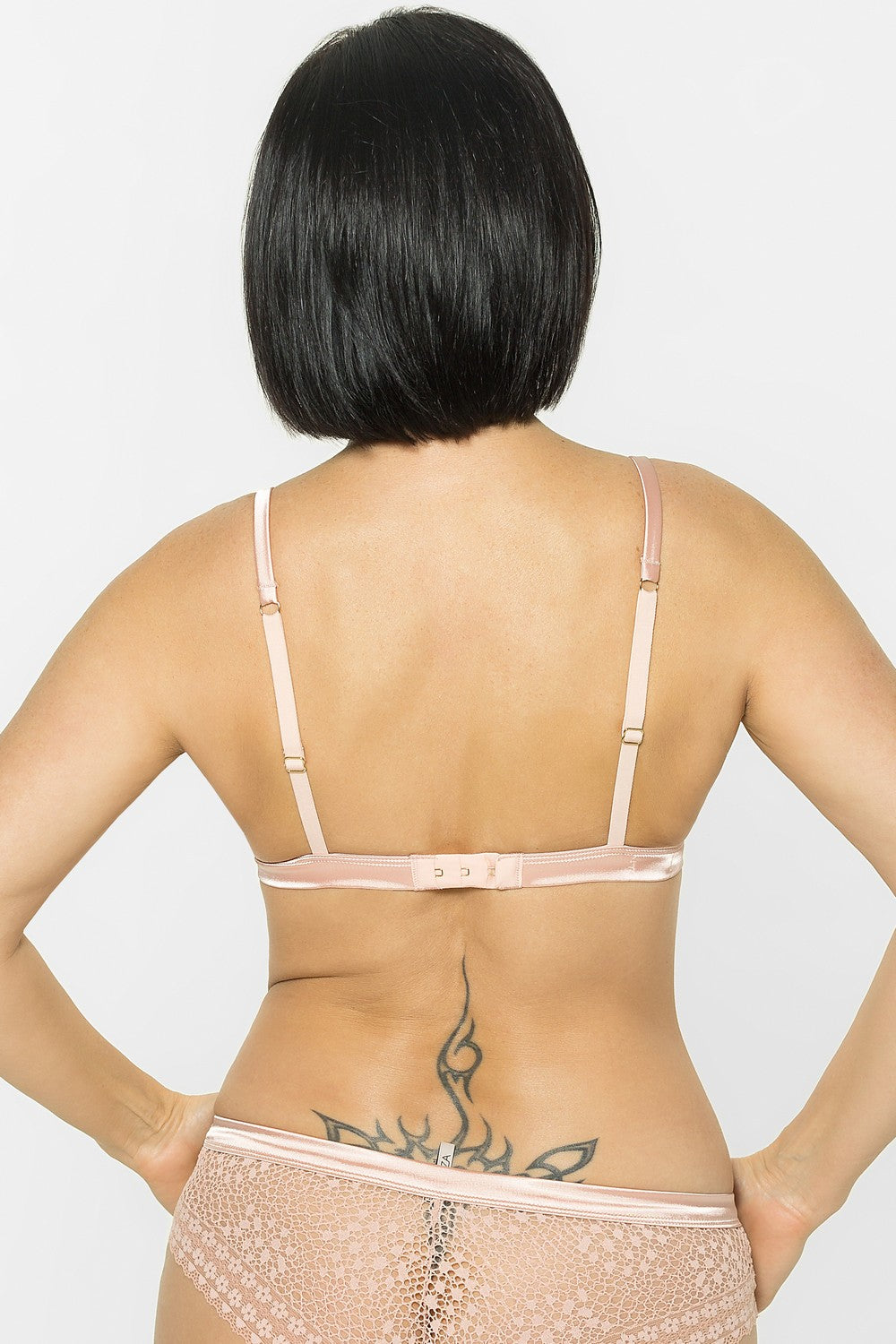 Кружевной бралет без косточек SLZ21001015/015F powder