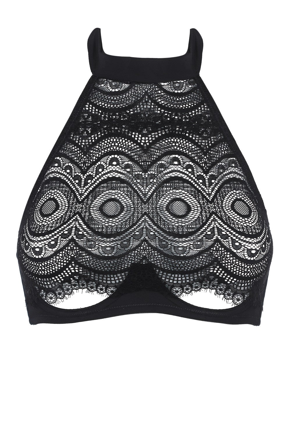 Холтер-бра из кружева SLZ21201005/005SS black