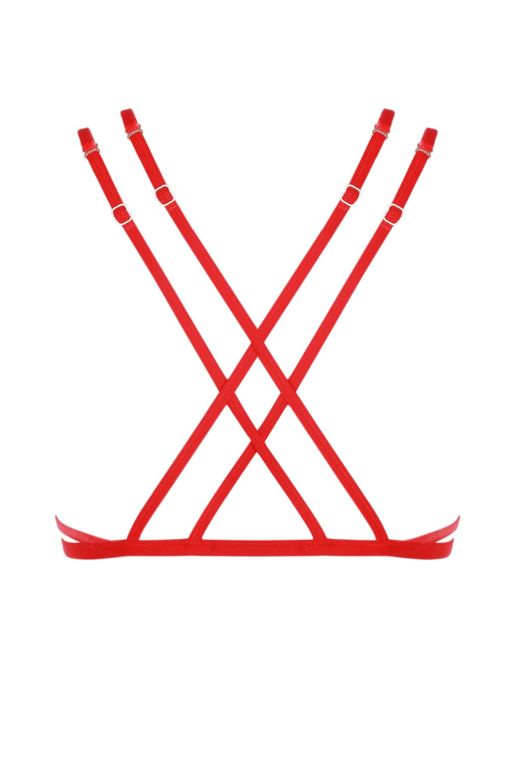 Бралет из микросетки SLZ22001016/016X red