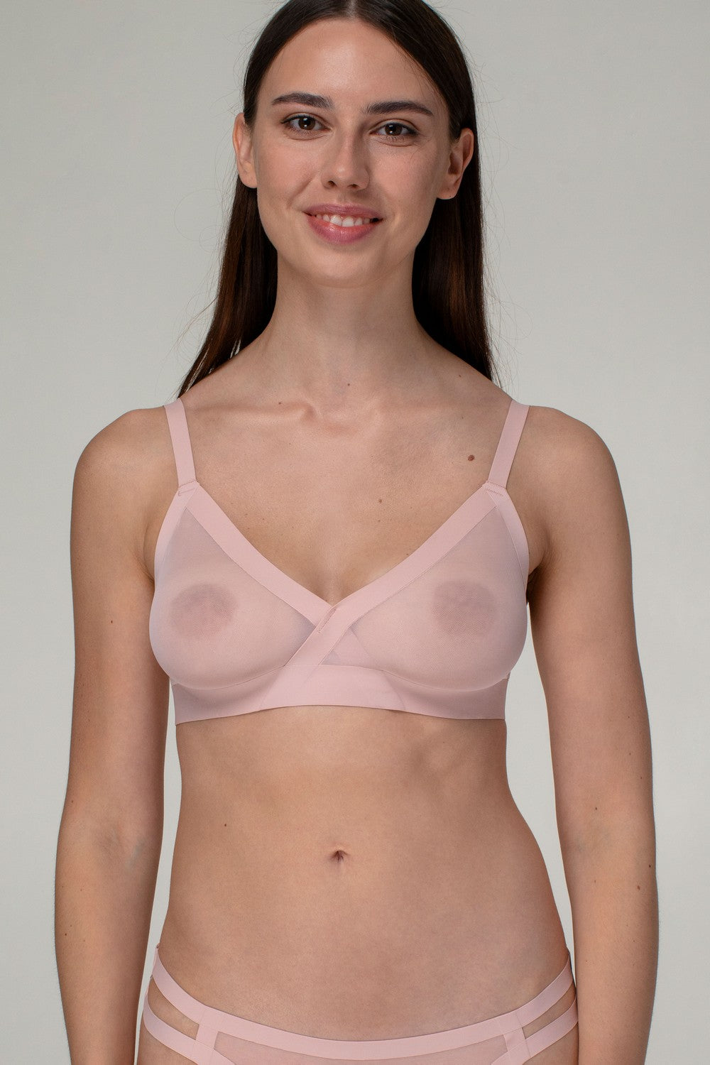 Бралет из микросетки SLZ22101014/014SC powder