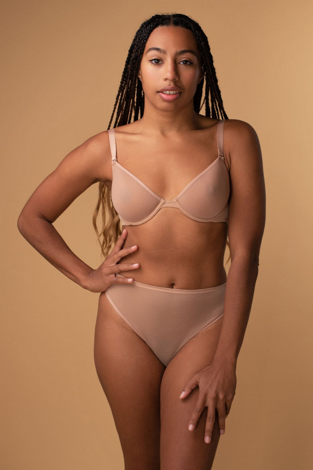 Бюстгальтер spacer из микросетки SLZ23601102 nude