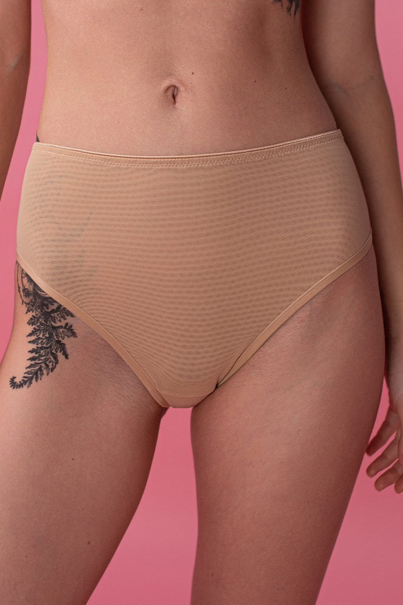 Высокие трусики слип SLZ23602101 biscuit