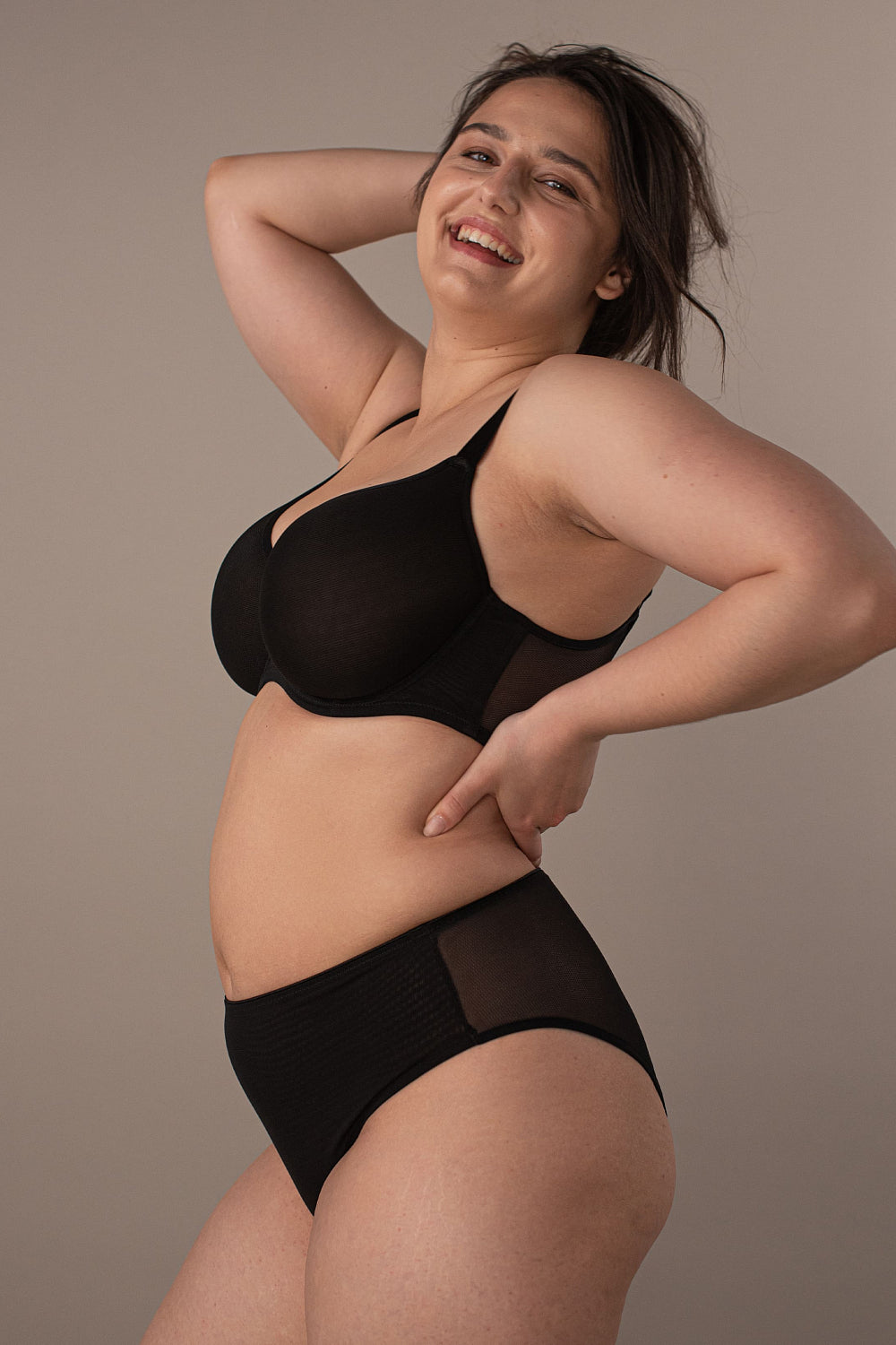 Высокие трусики слип SLZ23602101 black