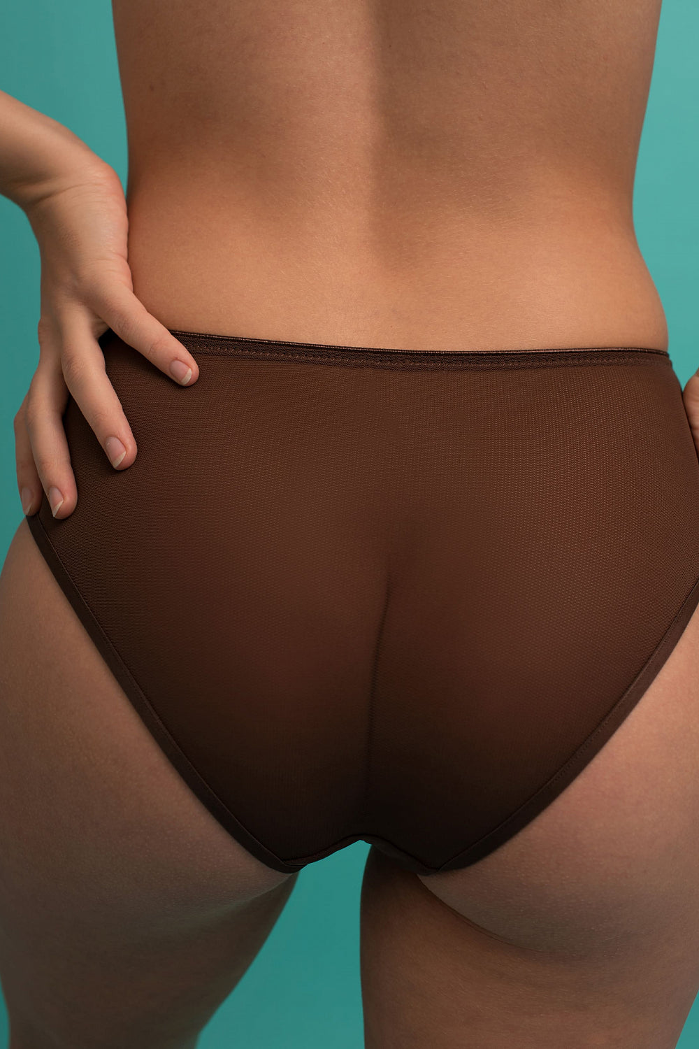 Высокие трусики слип SLZ23602101 mokka