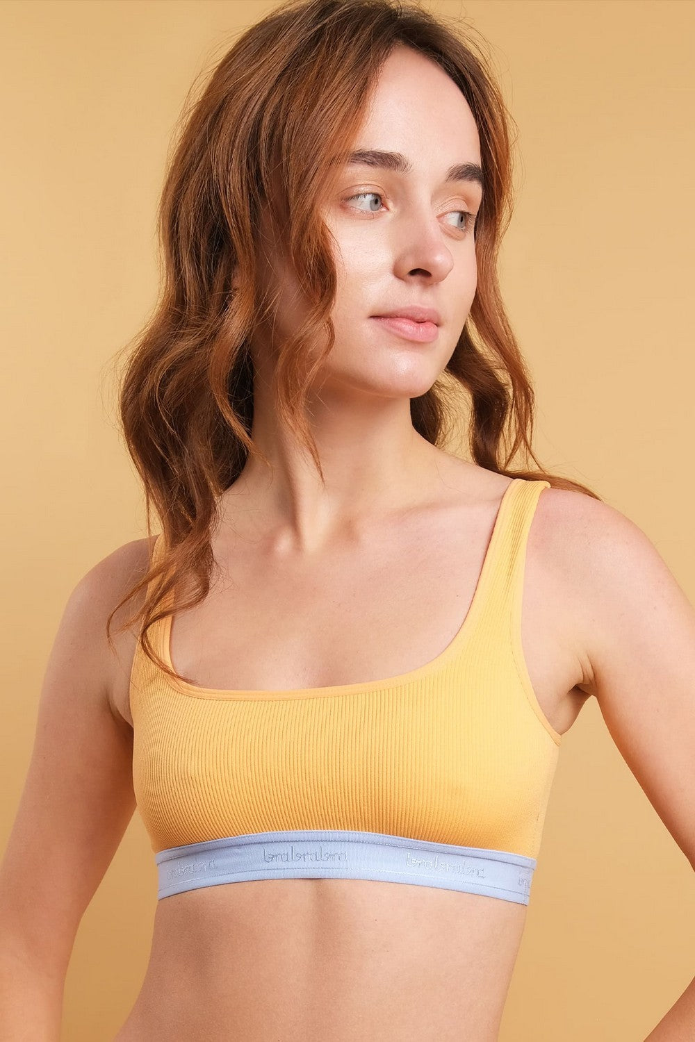 Топ с брендированной резинкой SLZ23901006/006A nectarine