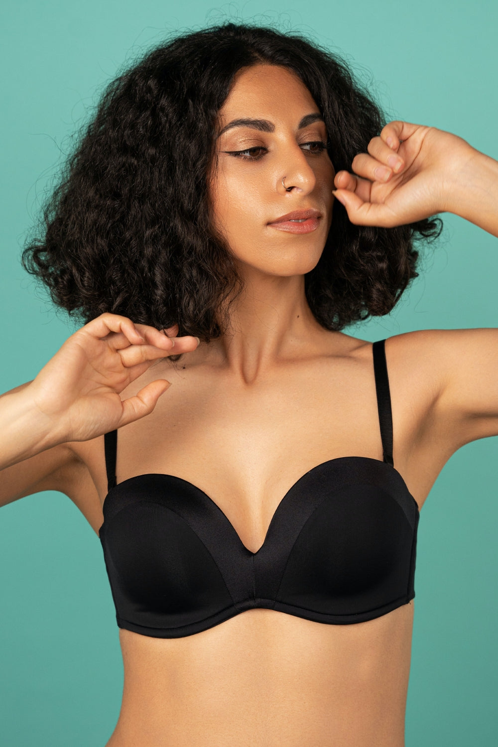 Бюстгальтер зі знімними бретелями SLZ24201203 black