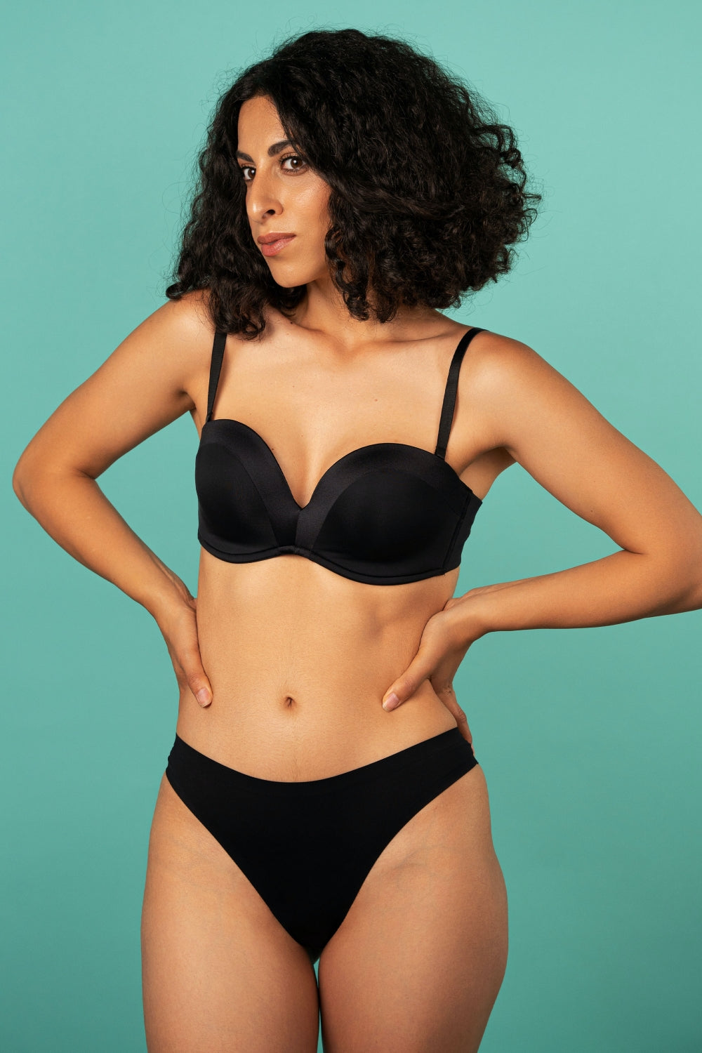 Бюстгальтер зі знімними бретелями SLZ24201203 black