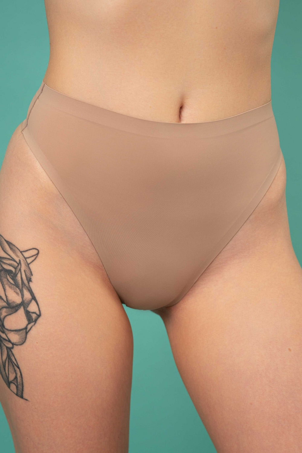 Трусики стрінги з високою посадкою SLZ24202105 nude