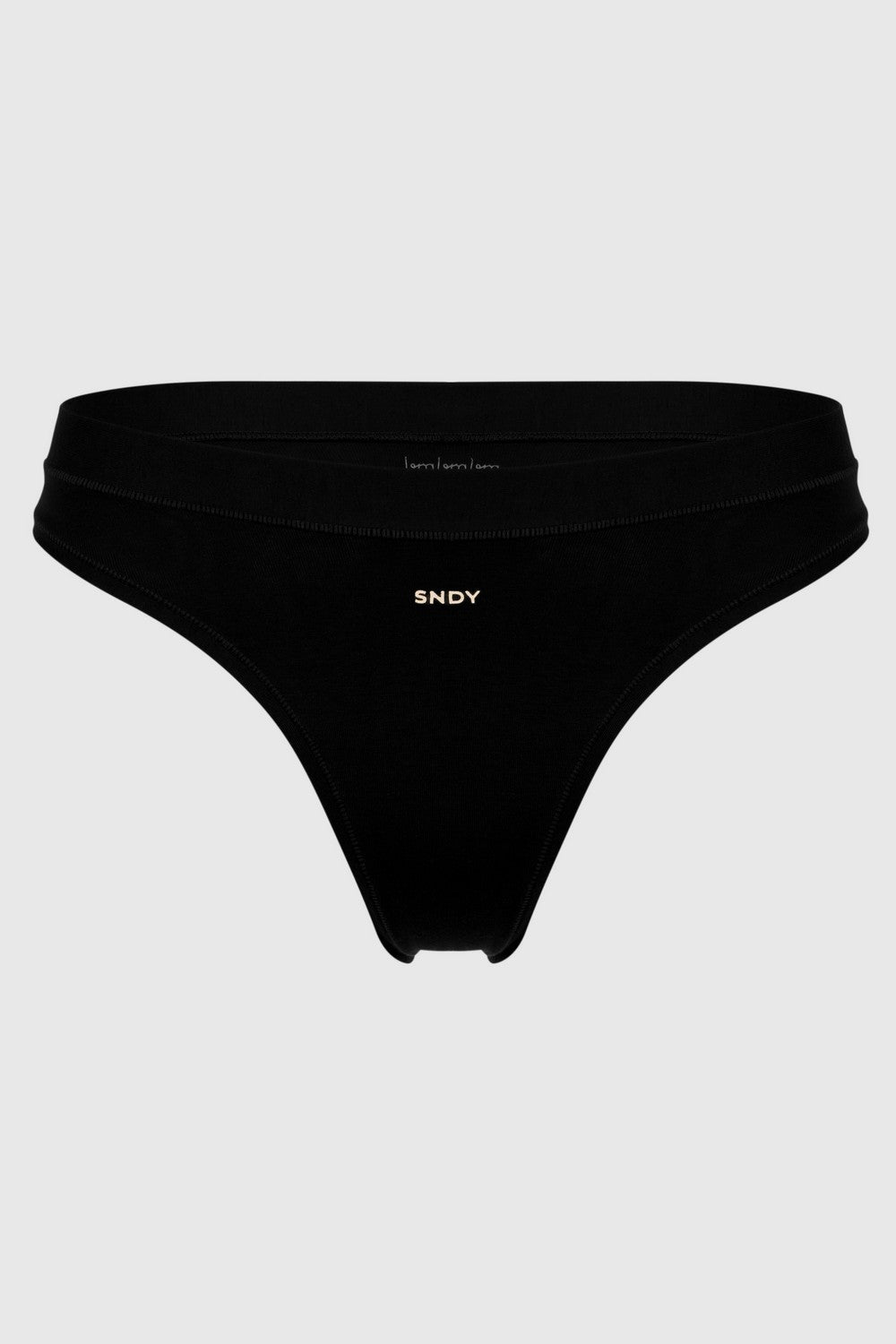 Хлопковые трусики стринг SLZ24602002 black