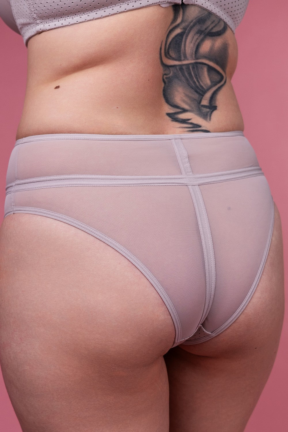 Высокие трусики слип SLZ24702121 gray lilac