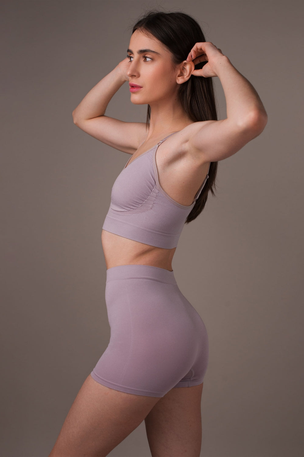 Панталоны с широкой резинкой SLZ24902009 gray purple