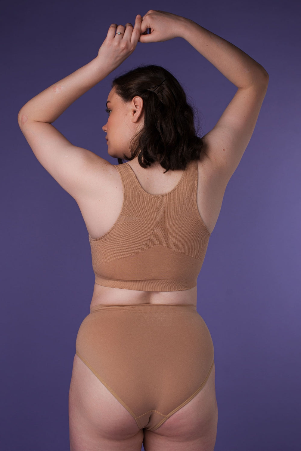 Высокие трусики слип SLZ24902101 biscuit