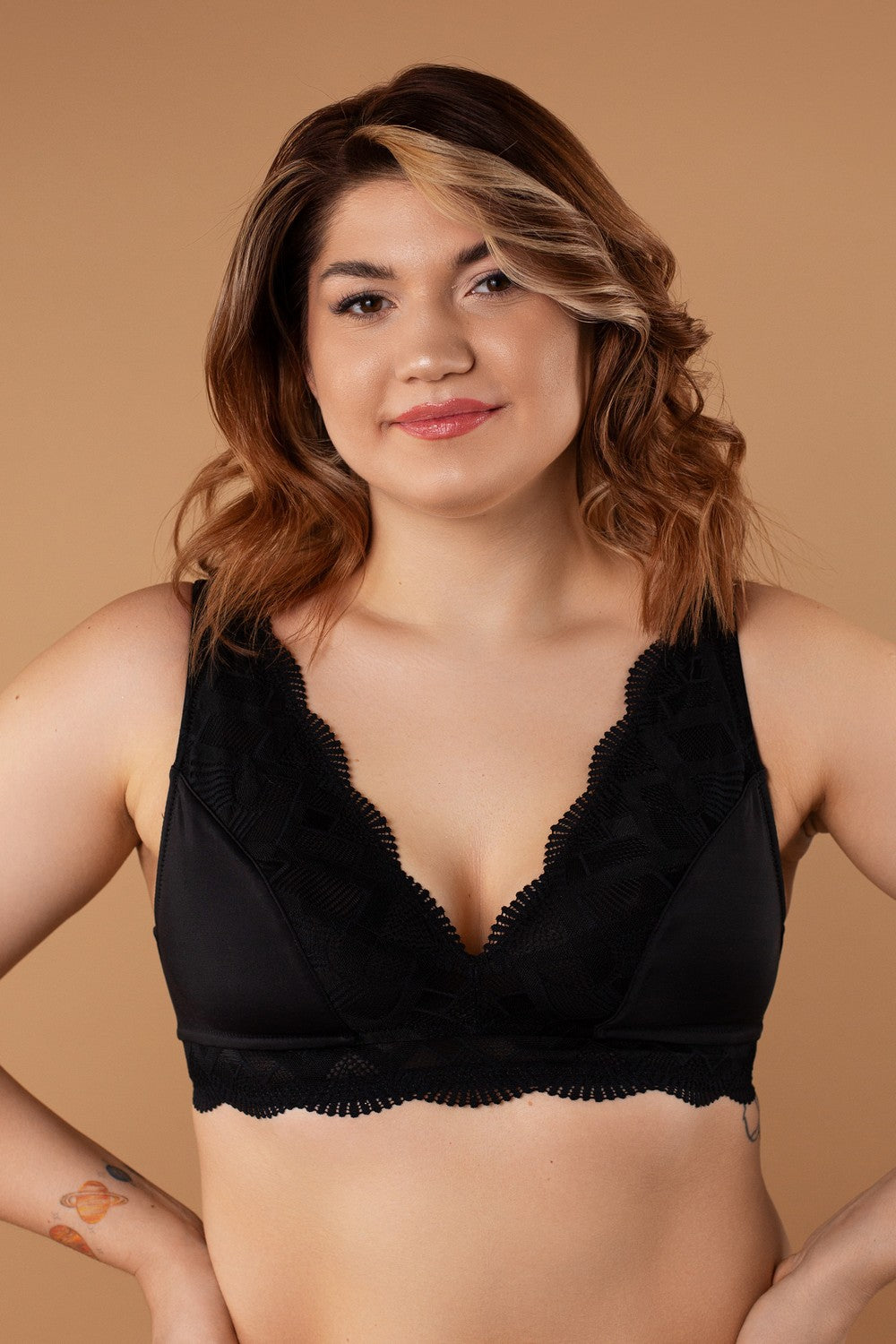 Мягкий бралет без косточек SLZ25901201 black