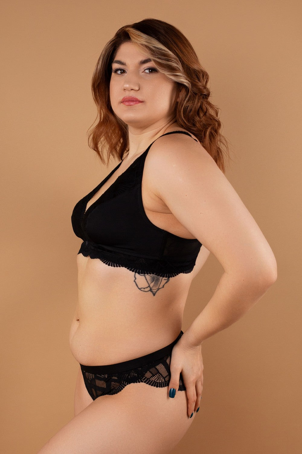 Мягкий бралет без косточек SLZ25901201 black