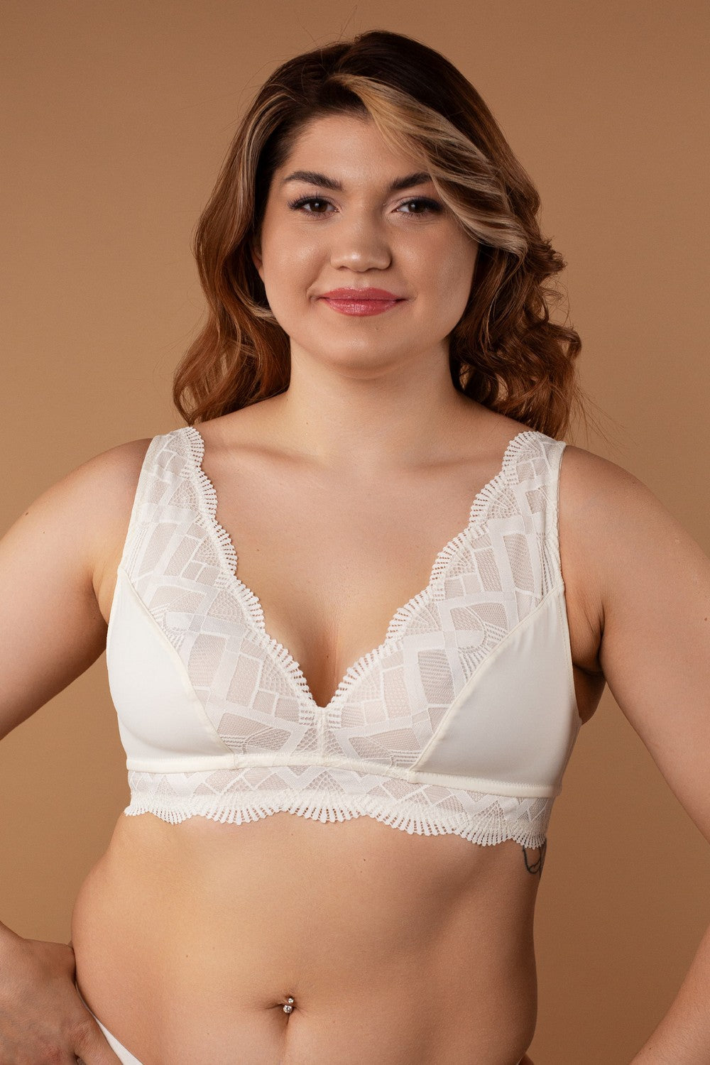 Мягкий бралет без косточек SLZ25901201 ivory