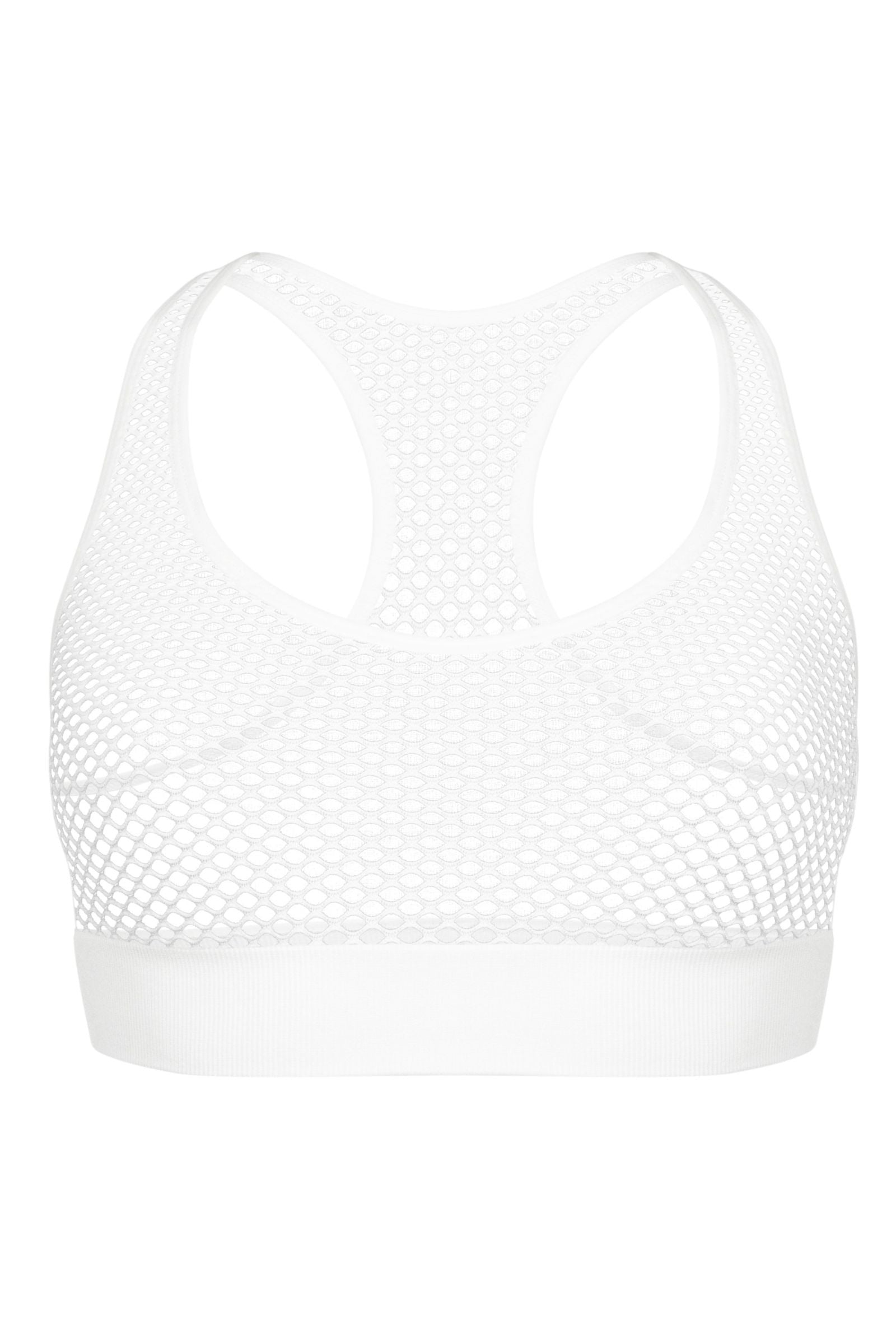 Полупрозрачный топ из сетки SLZ26401006 white