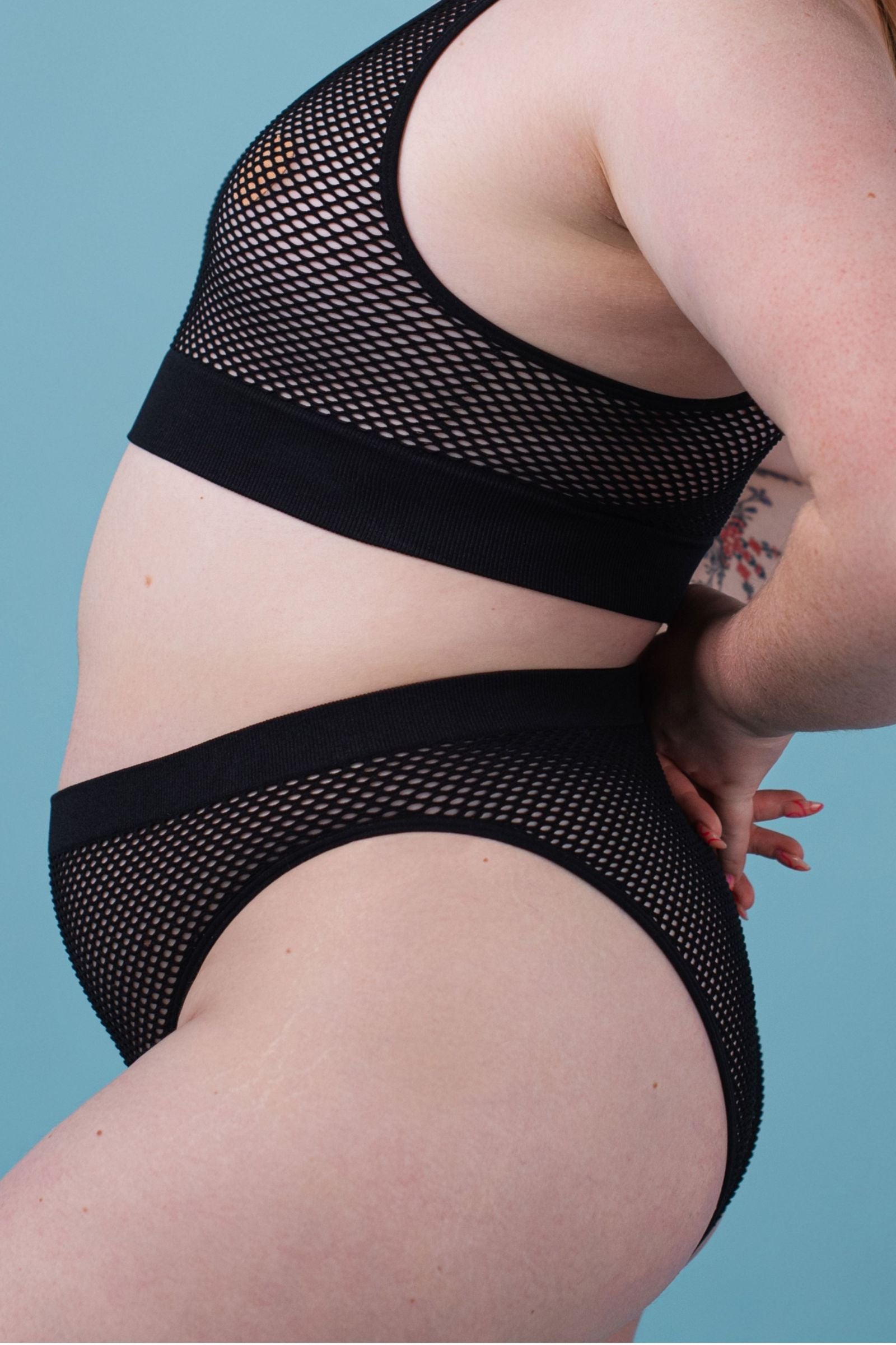 Трусики слип из сетки SLZ26402001 black