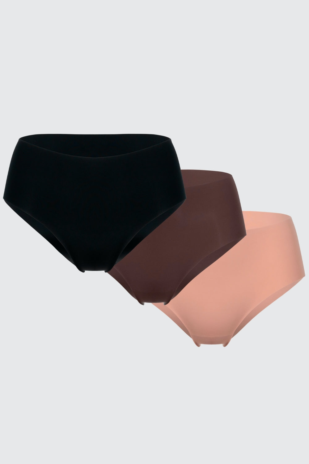 Высокие трусики слип SLZ26702101 (3 шт.) black/taupe/dark nude