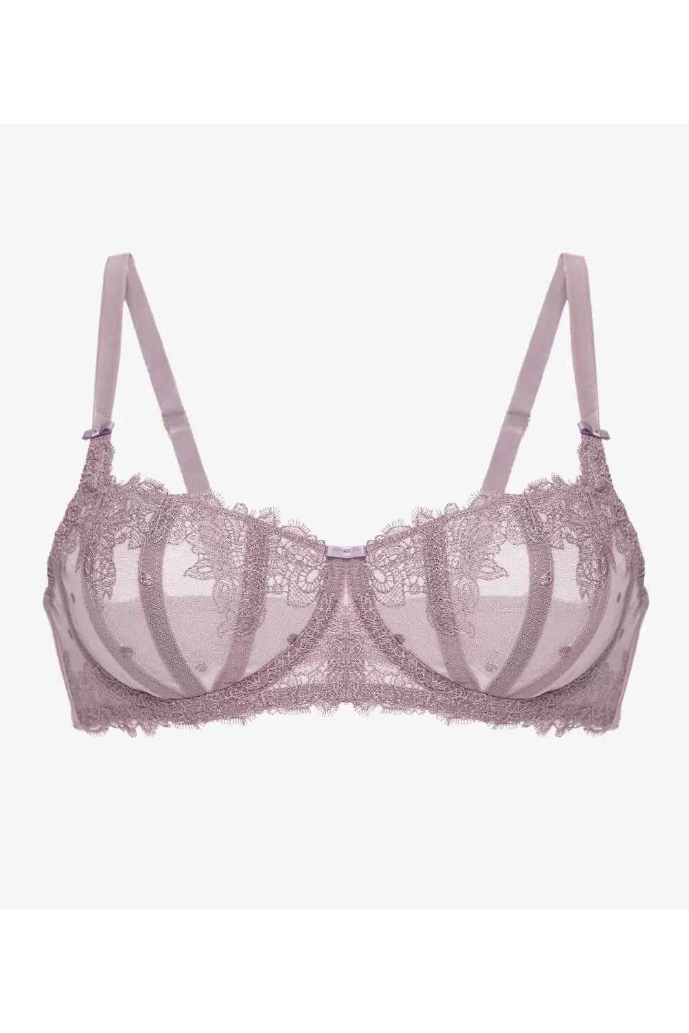 Бюстгальтер балконет с вышивкой Енкарнасьон БМ101 lilac