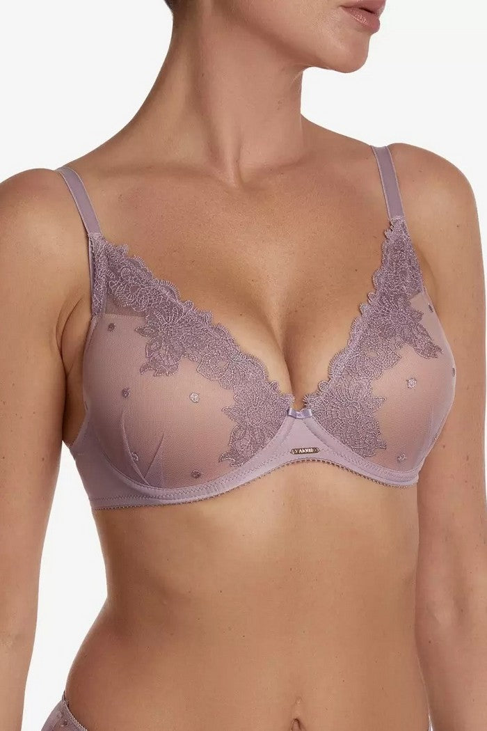 Бюстгальтер push-up с вышивкой Енкарнасьон БМ68 lilac