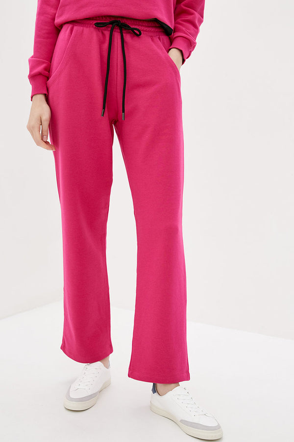 Трикотажные брюки 21058 raspberry