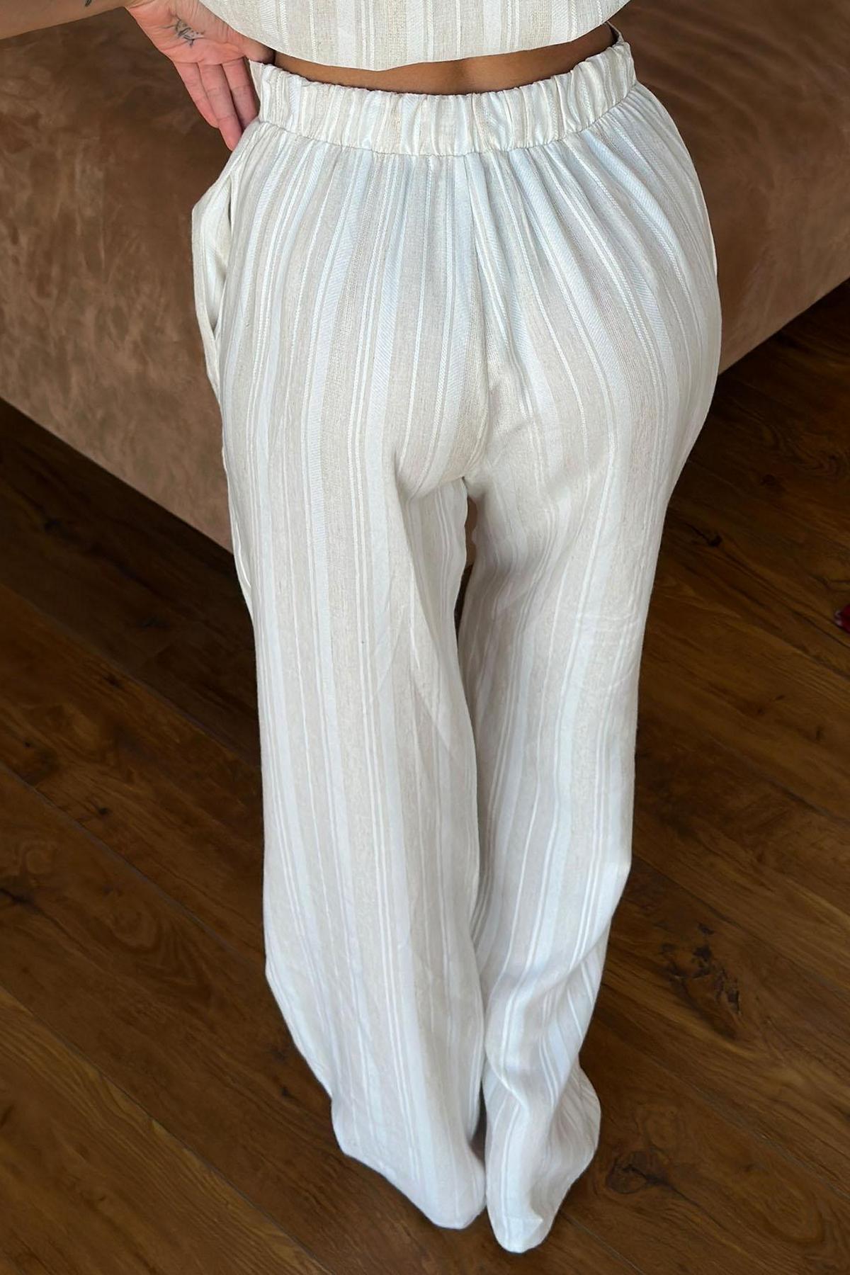 Пижамные брюки из вискозы 1528/69014