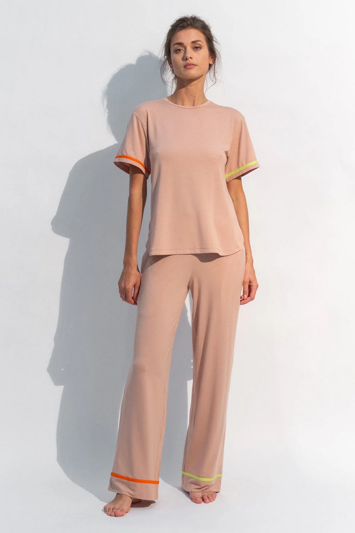 Пижамные брюки 211401-07 Lovely Break sand